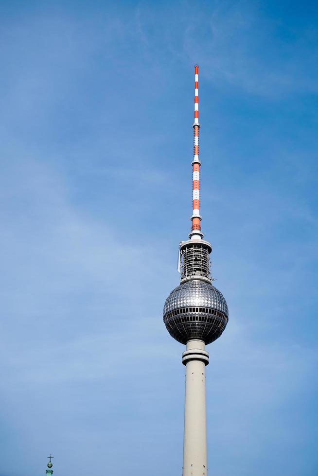 Berlin, Germany, 2014. View towards the Berliner Fernsehturm in Berlin photo