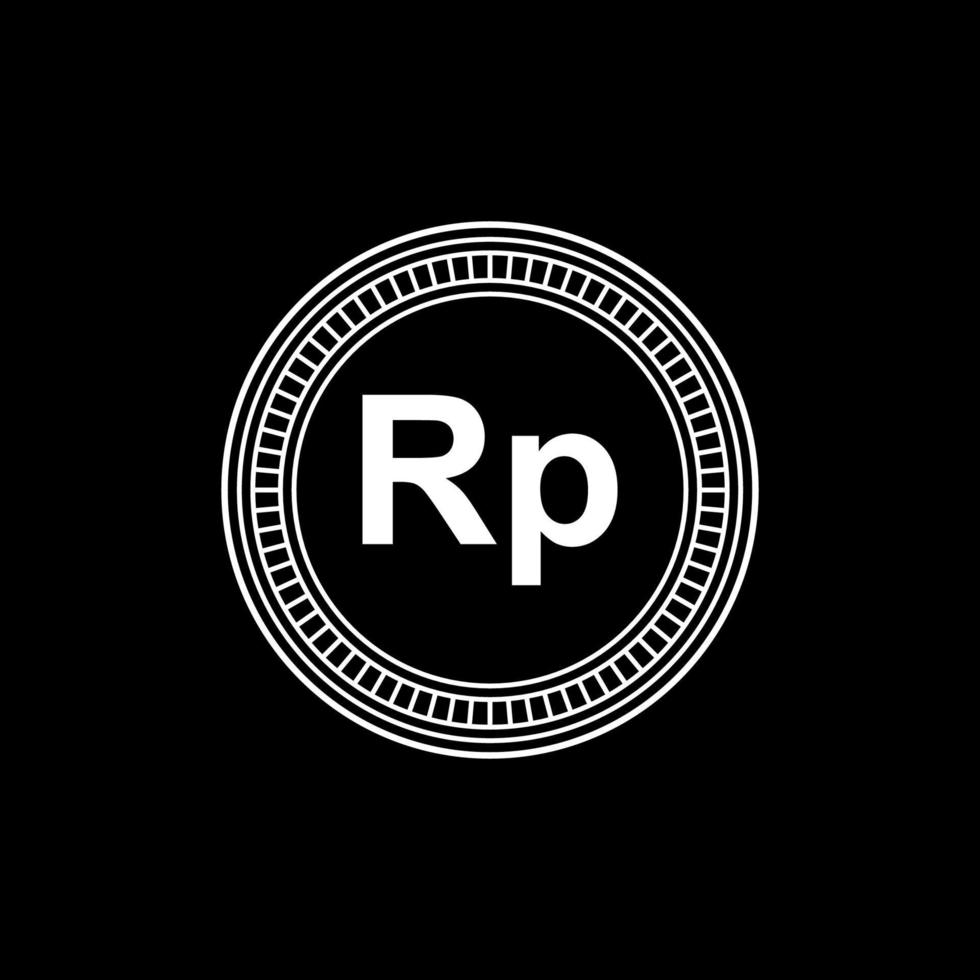 Indonesia Currency Icon Symbol, IDR, Rupiah Money Paper. Vector Illustration