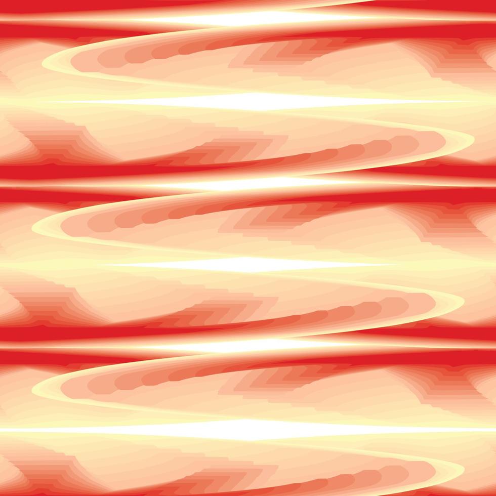 red yellow shining abstract waves seamless pattern on white background. fashion fabric texture. Vector design. extic summer. abstract wallpaper. print and textile. line art