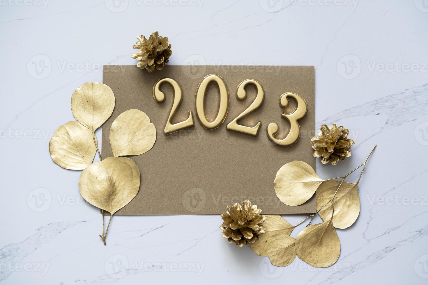 New year 2023 holidays card photo