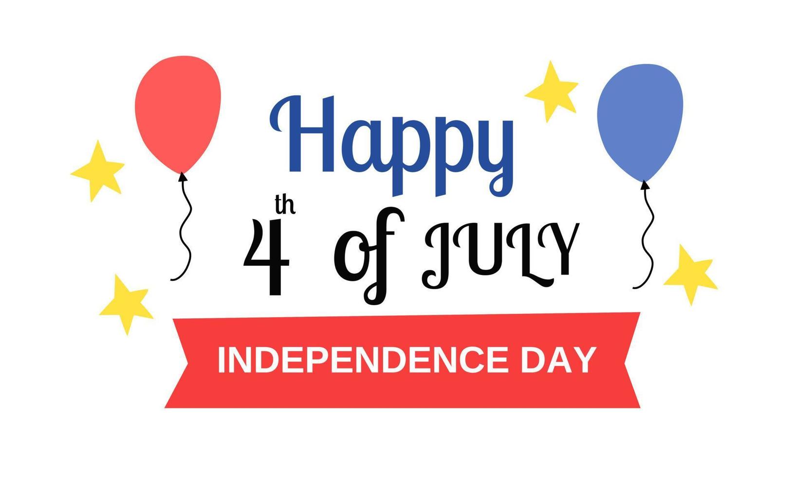 Independence Day background vector