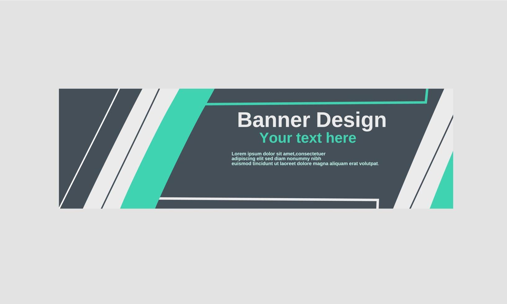 diseño de banner de negocios, plantilla de banner vector