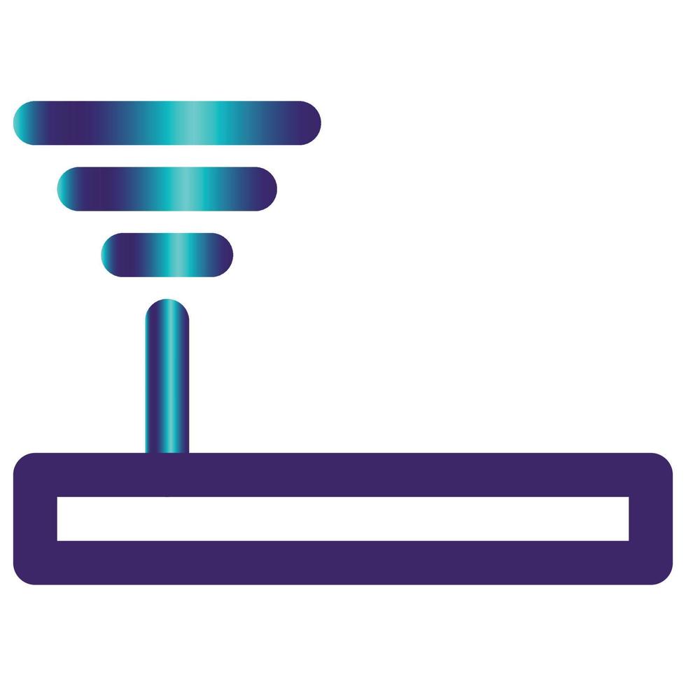 Router, Gradient Style Icon Computer and Hardware vector