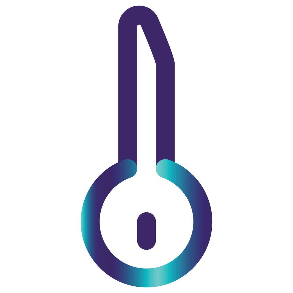 Key, Gradient Style Icon Computer and Hardware vector