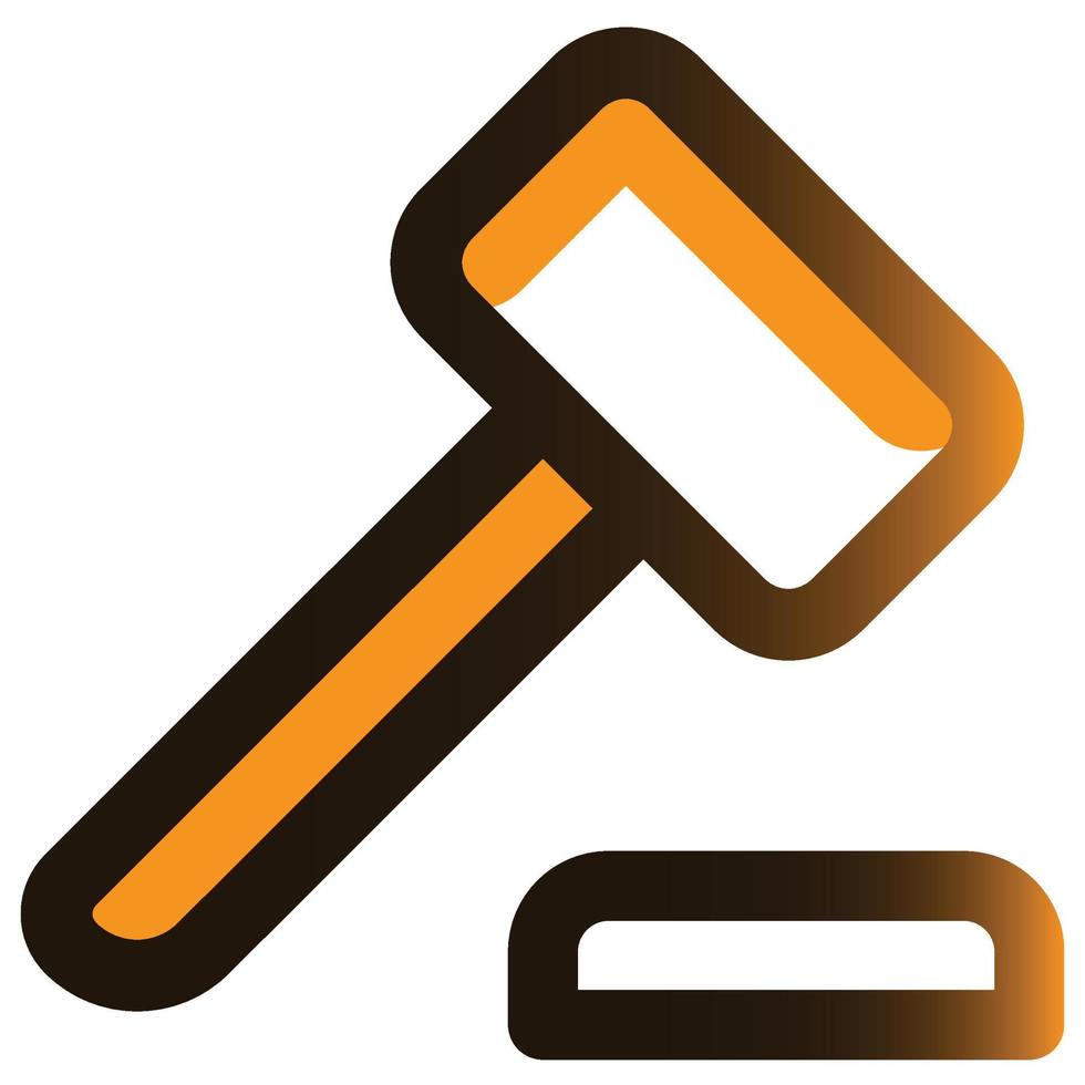 Judge, Shadow Style Icon CEO vector