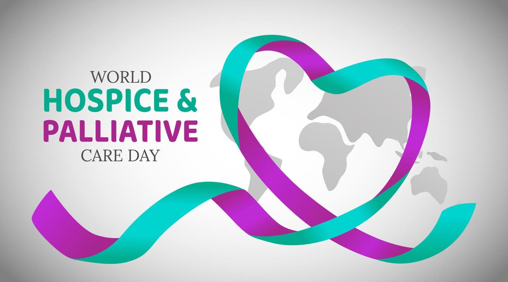 World Hospice and Palliative Care Day Concept 2 vector