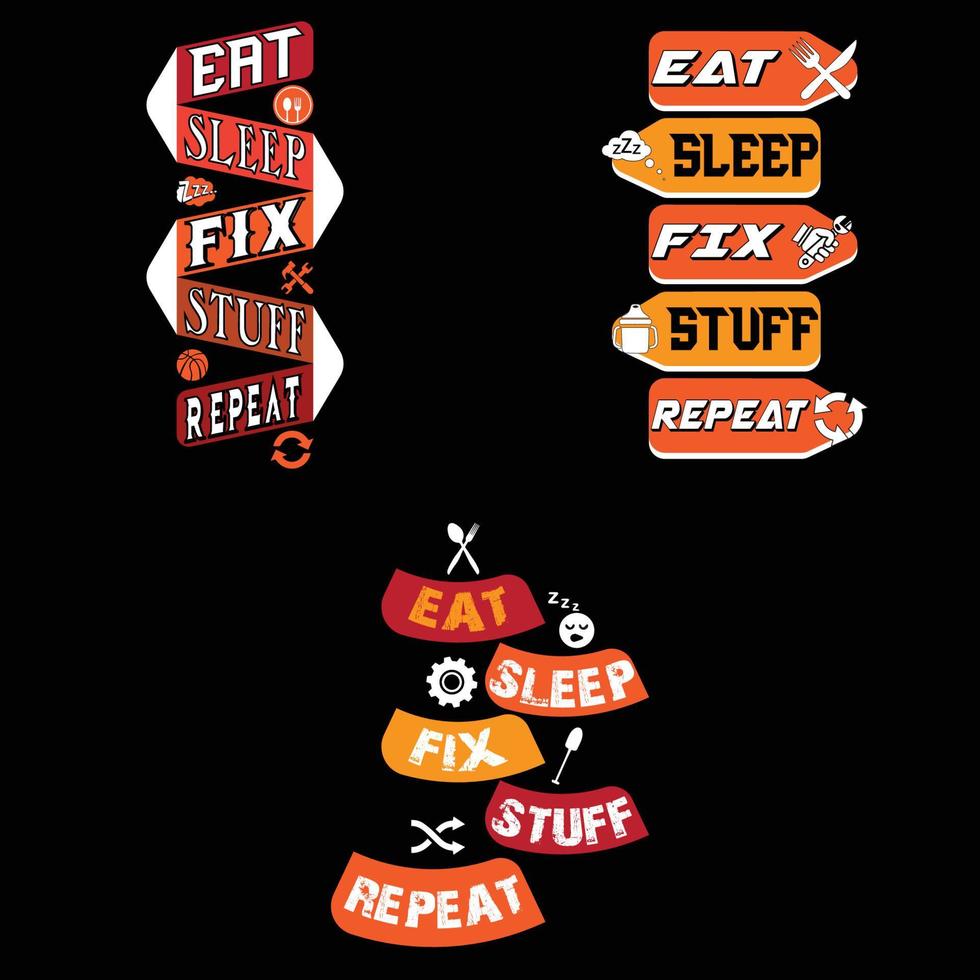 Trendy quotes vector t- shirt template bundle