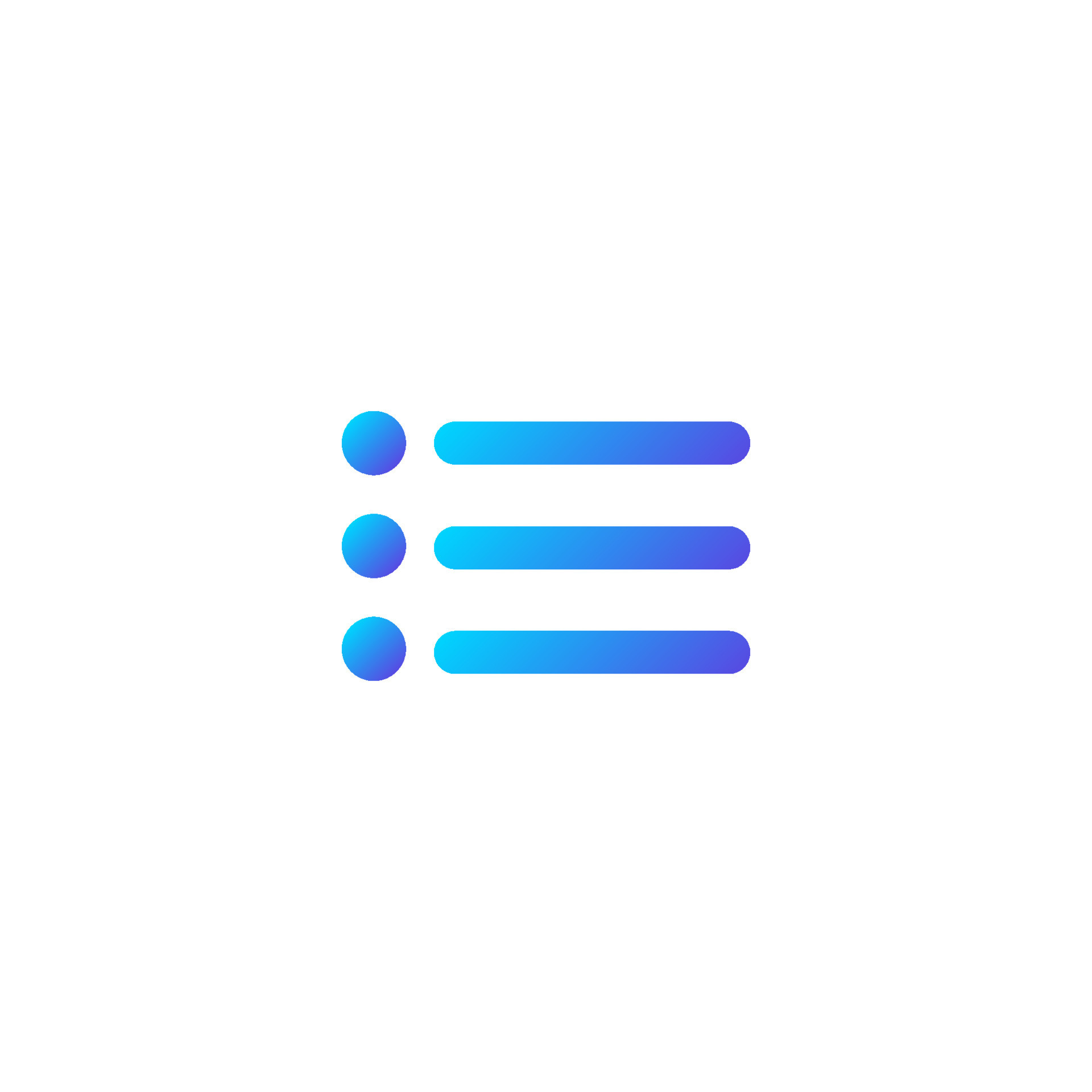 Menu List Gradient Icon 11097560 Vector Art at Vecteezy