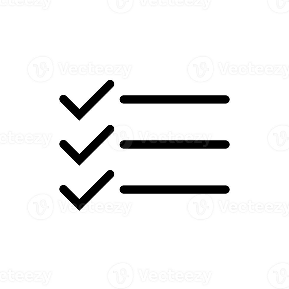 list icon design. text or document processing applications for ui ux