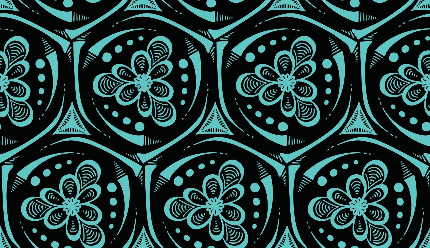 patrón sin costuras con flores de fantasía, papel tapiz natural, ilustración de rizo de decoración floral. elementos dibujados a mano con estampado paisley. vector