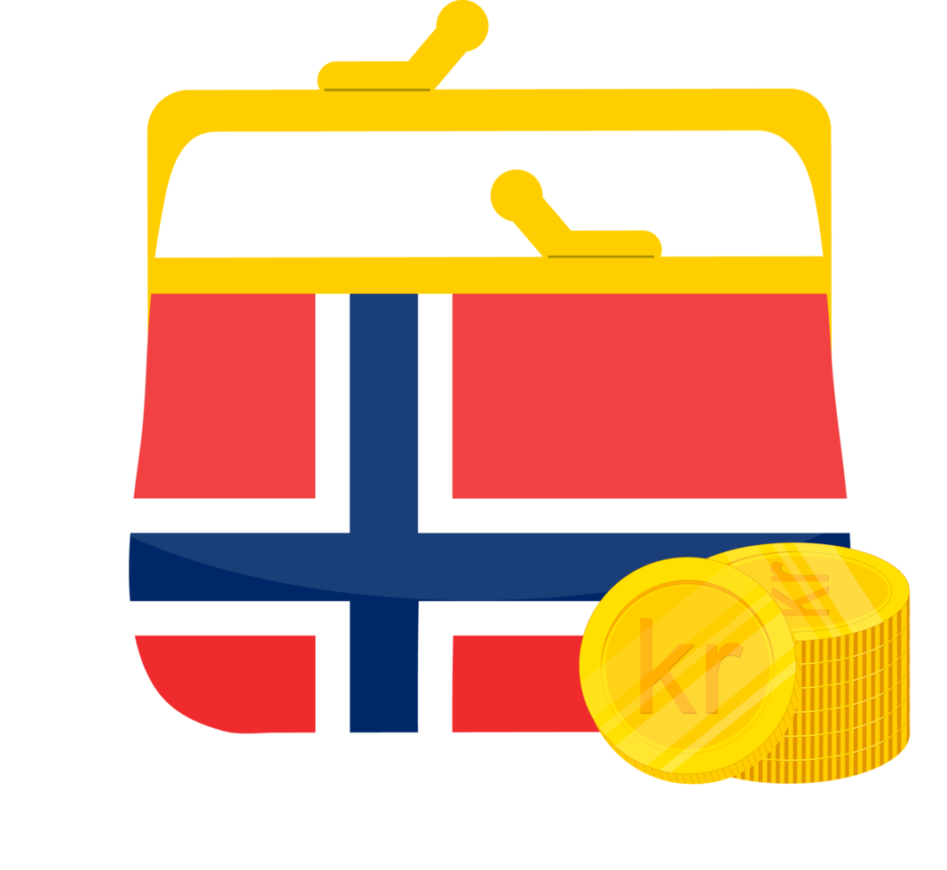 norska flagga vektor hand ritad,norsk krona vektor hand dragen png