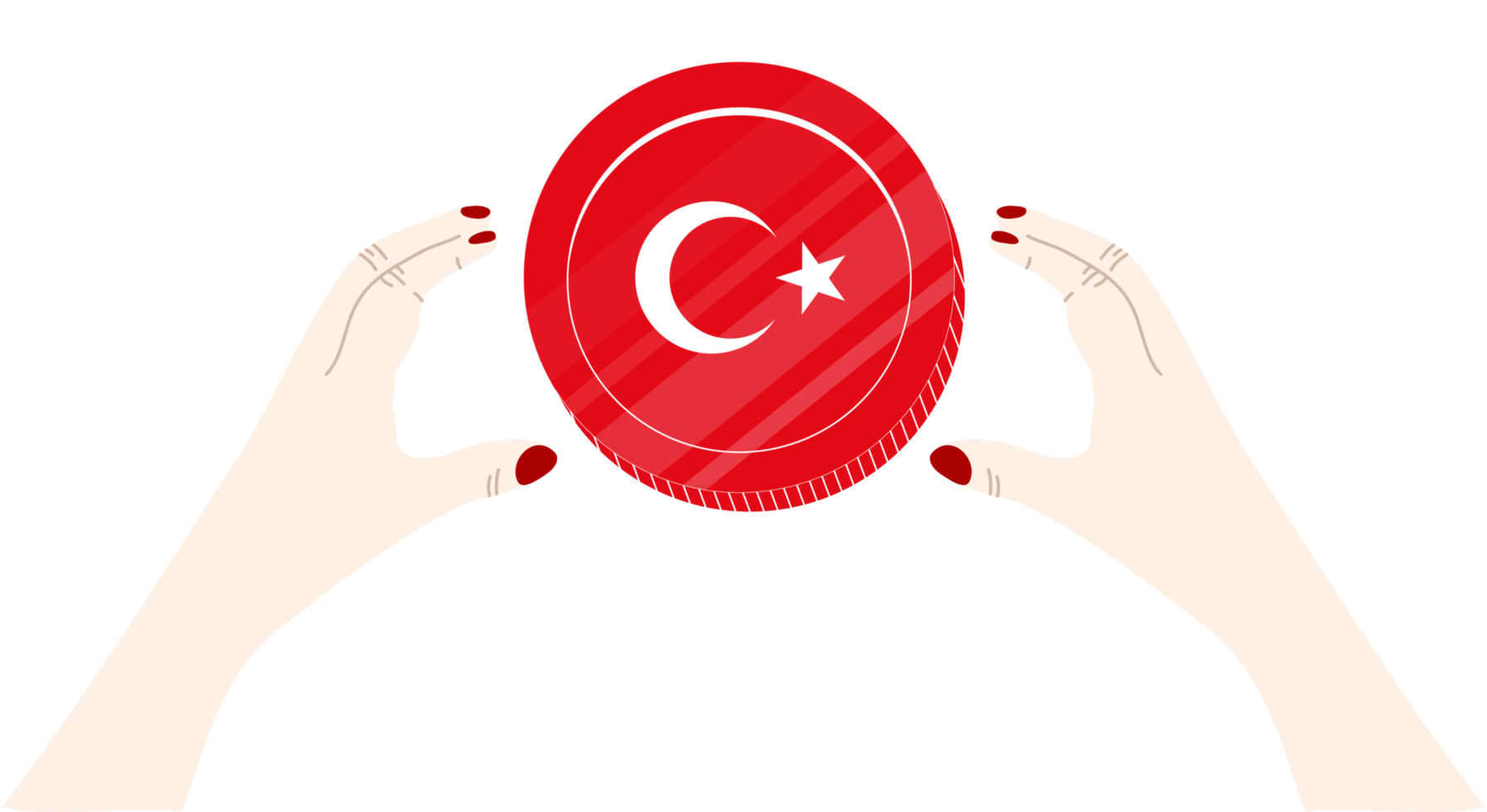 Turkish Flag vector hand drawn,Turkish Lira vector hand drawn 11098028 PNG