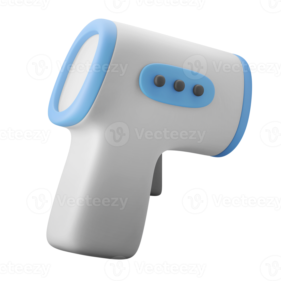 modern digital temperature checker 3d illustration icon png