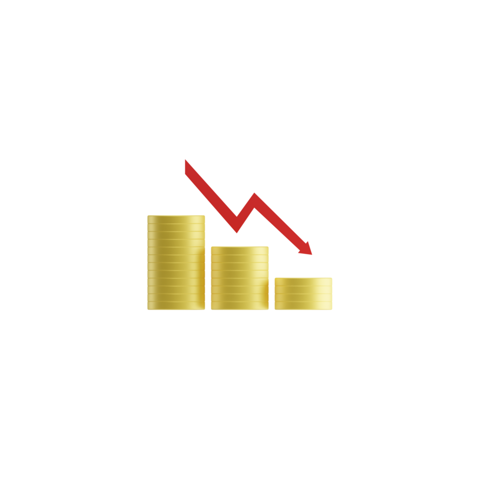 3D Isolated Finance Icon png
