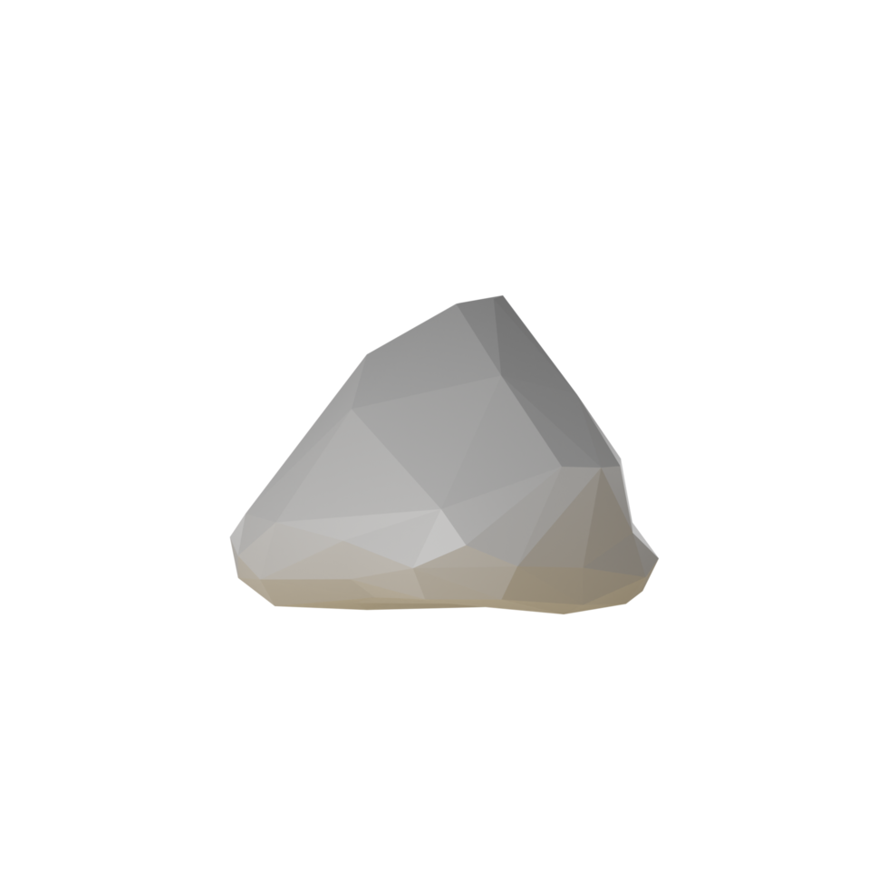 Piedra de cristal mineral aislado 3D png