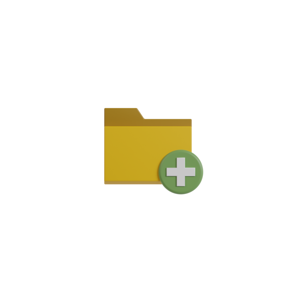3D Isolated File Format Icon png
