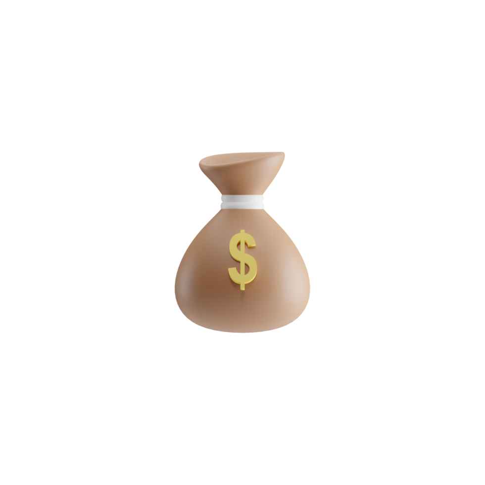 3d isolerat finansiera ikon png