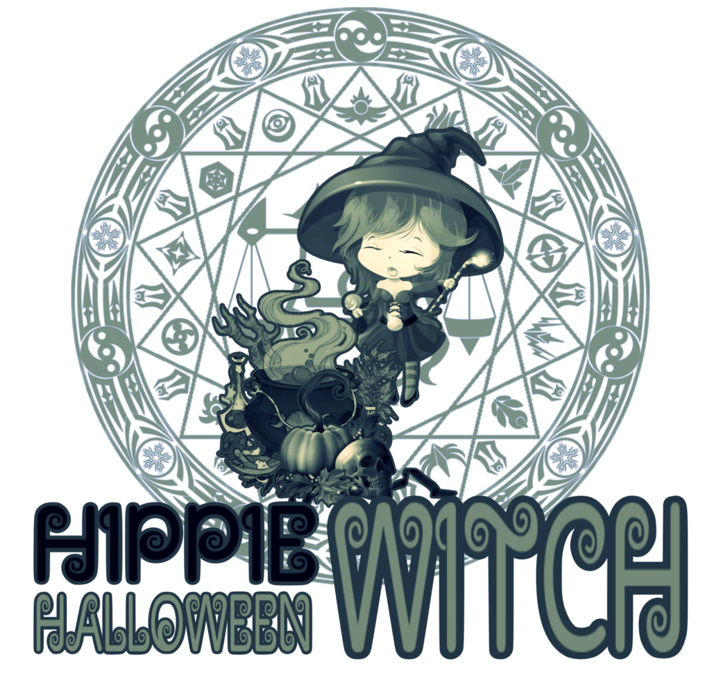 contento Hallowen strega png