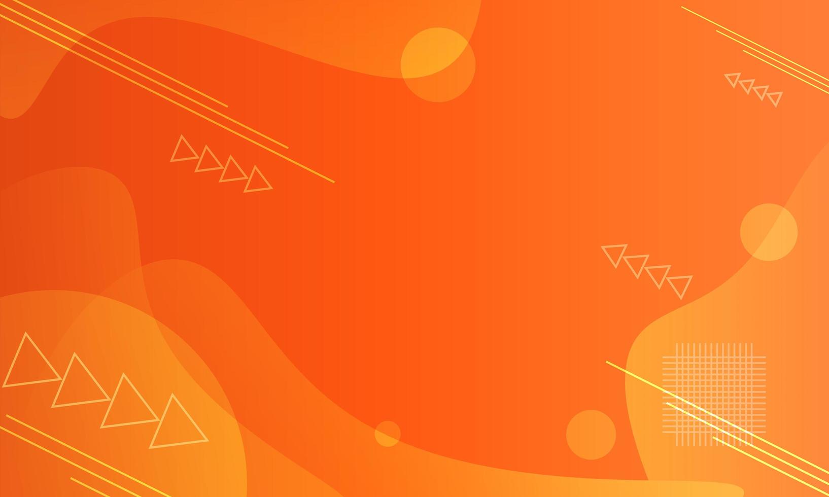 Orange geometric background fluid shapes photo
