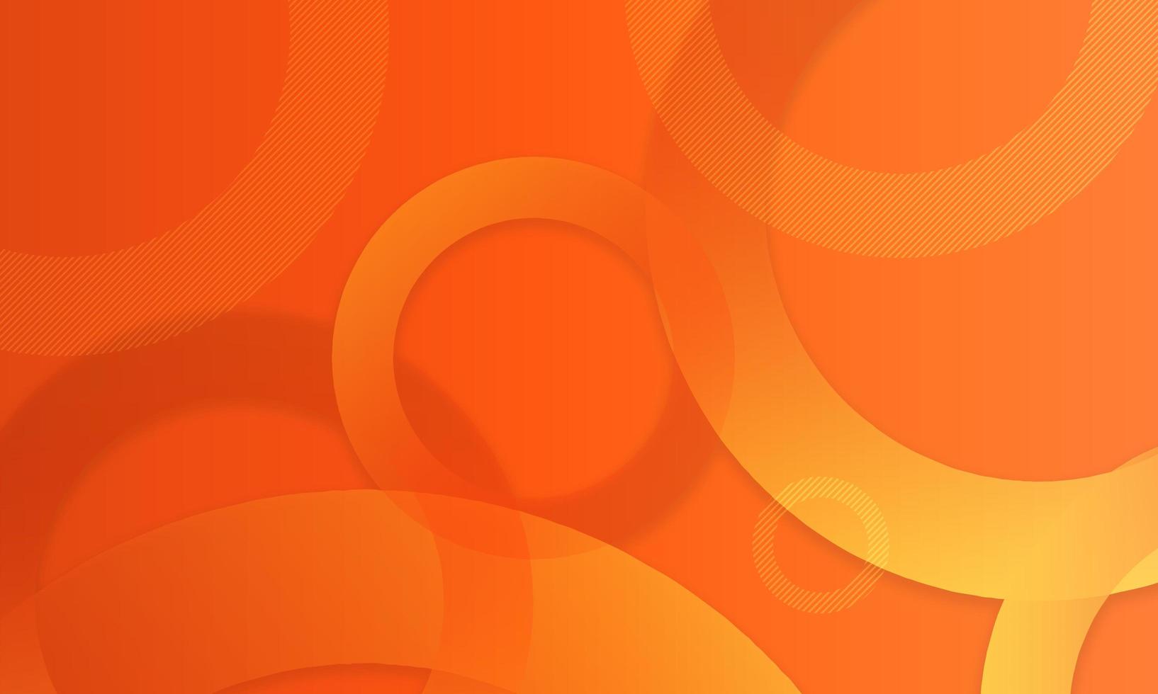 Fondo abstracto geométrico de círculo moderno naranja foto