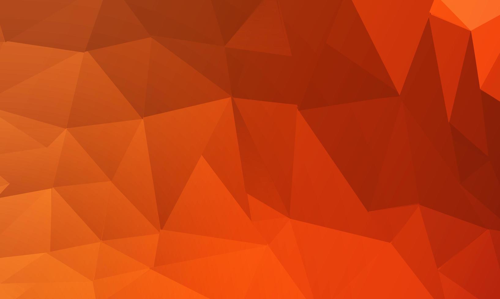 Abstract Orange and Black Low Poly Background photo