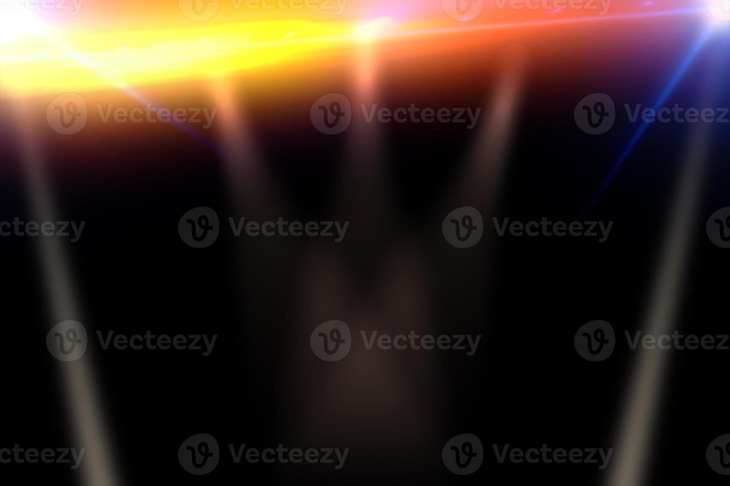 Colorful anniversary laser show with some smoke in the air. Party background photo