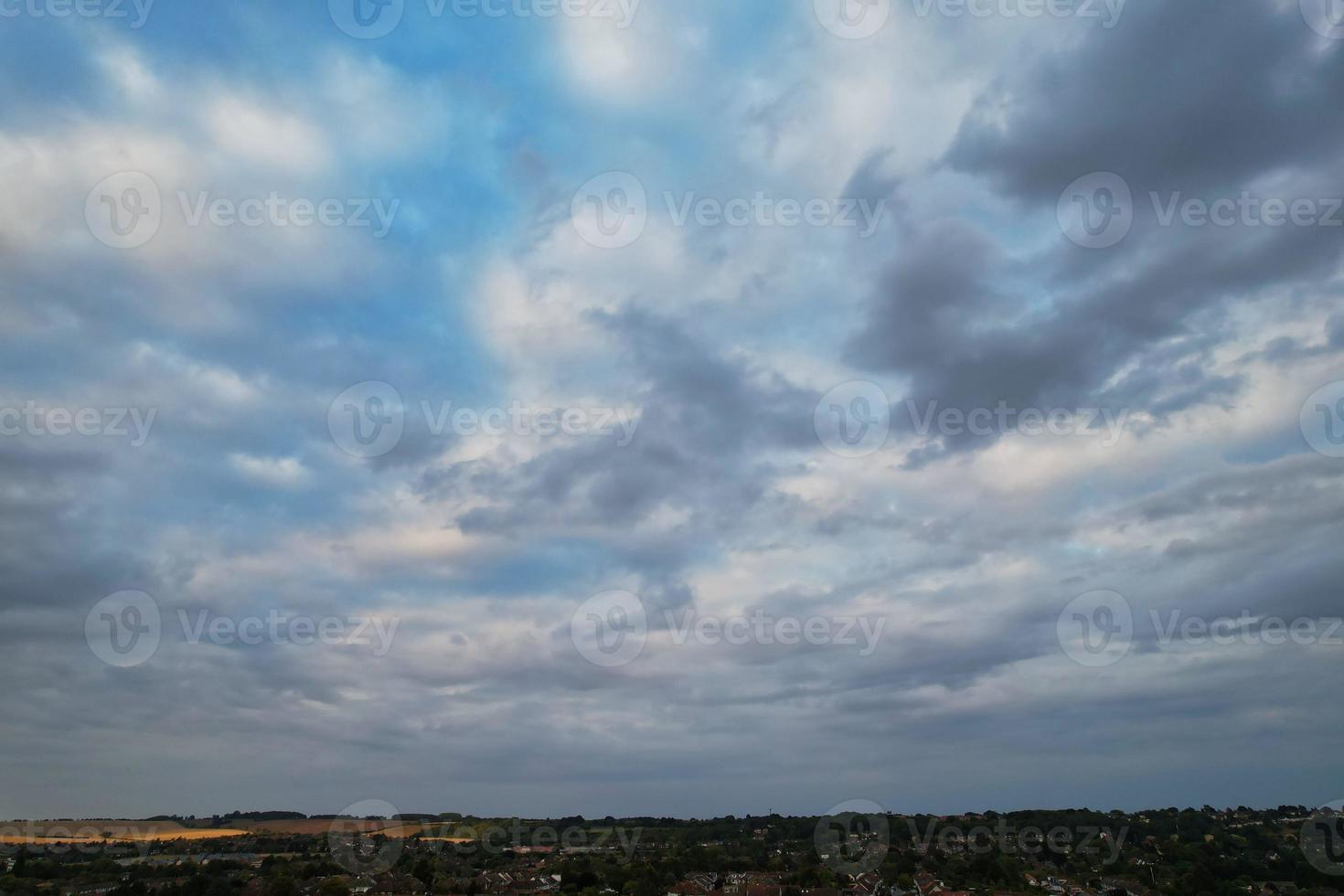 Most Beautiful Aerial View of Dramatic Clouds photo