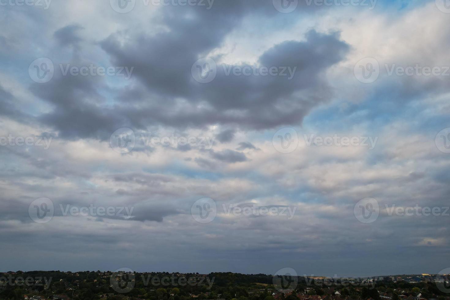 Most Beautiful Aerial View of Dramatic Clouds photo