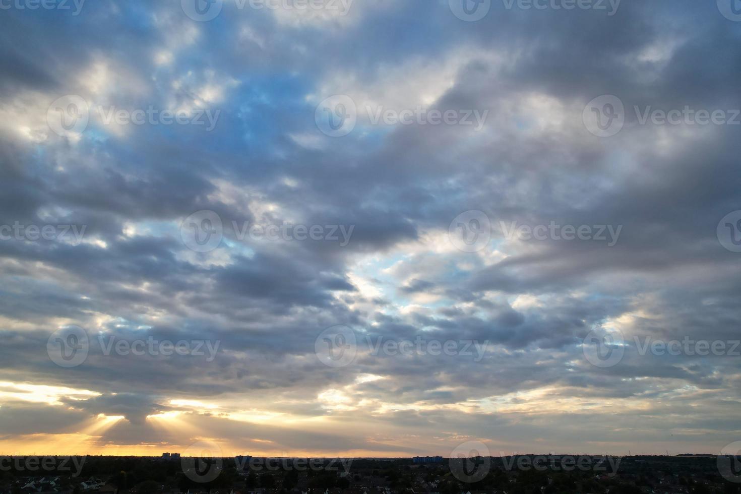 Most Beautiful Aerial View of Dramatic Clouds photo