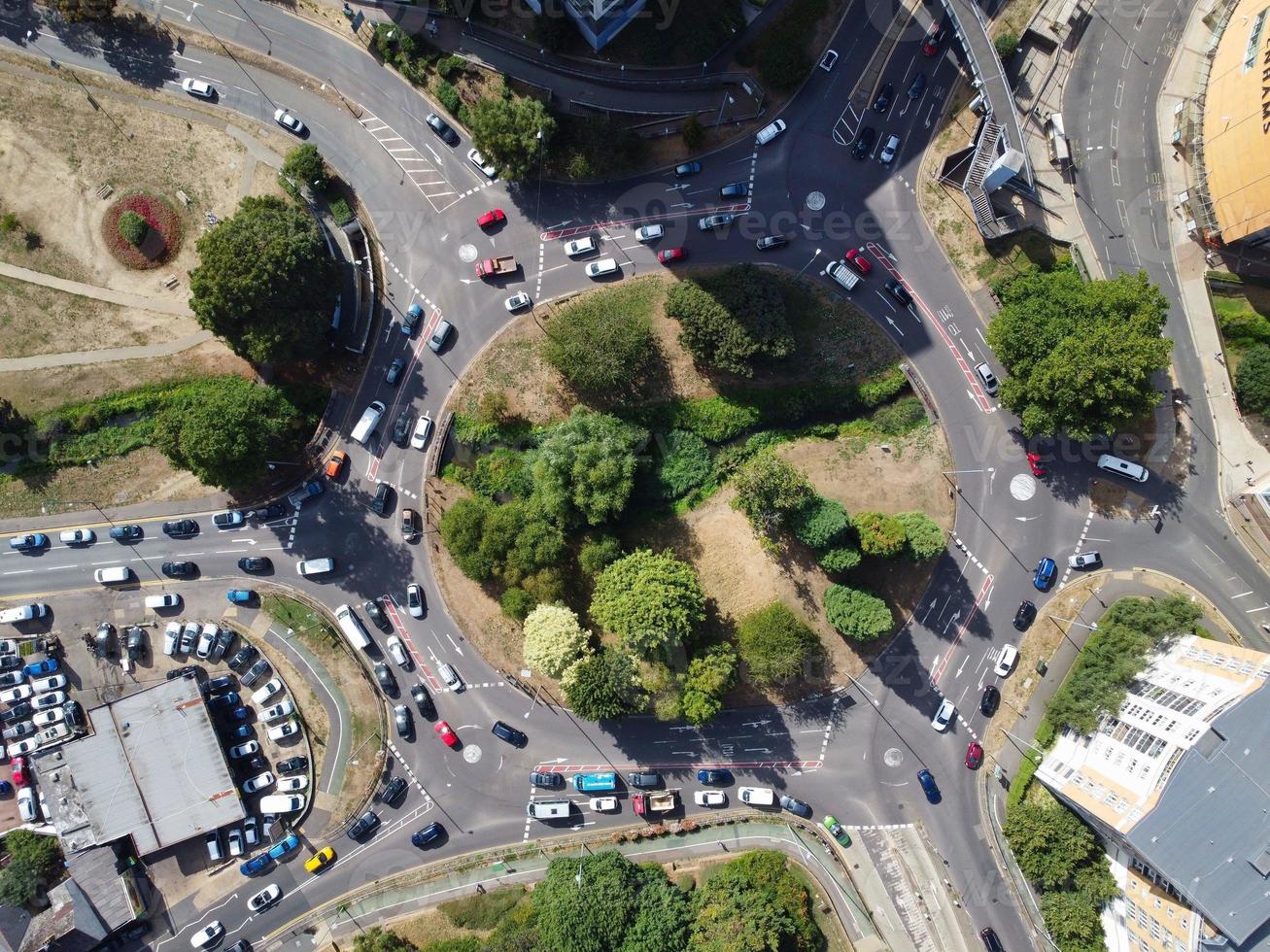 Gorgeous Aerial View of Hemel Hempstead England UK Town of England photo