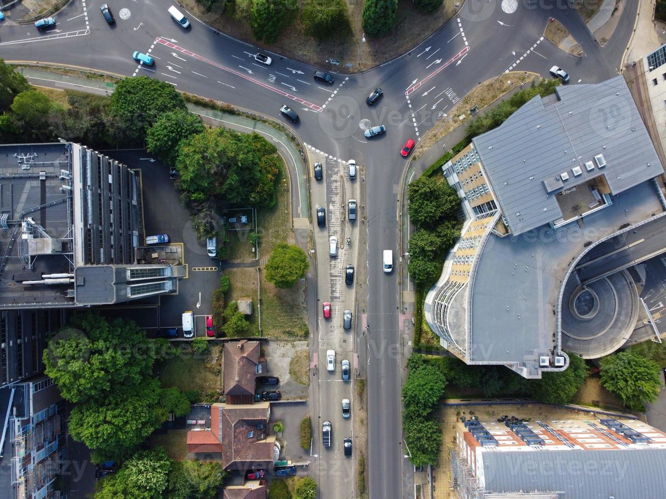 Gorgeous Aerial View of Hemel Hempstead England UK Town of England photo