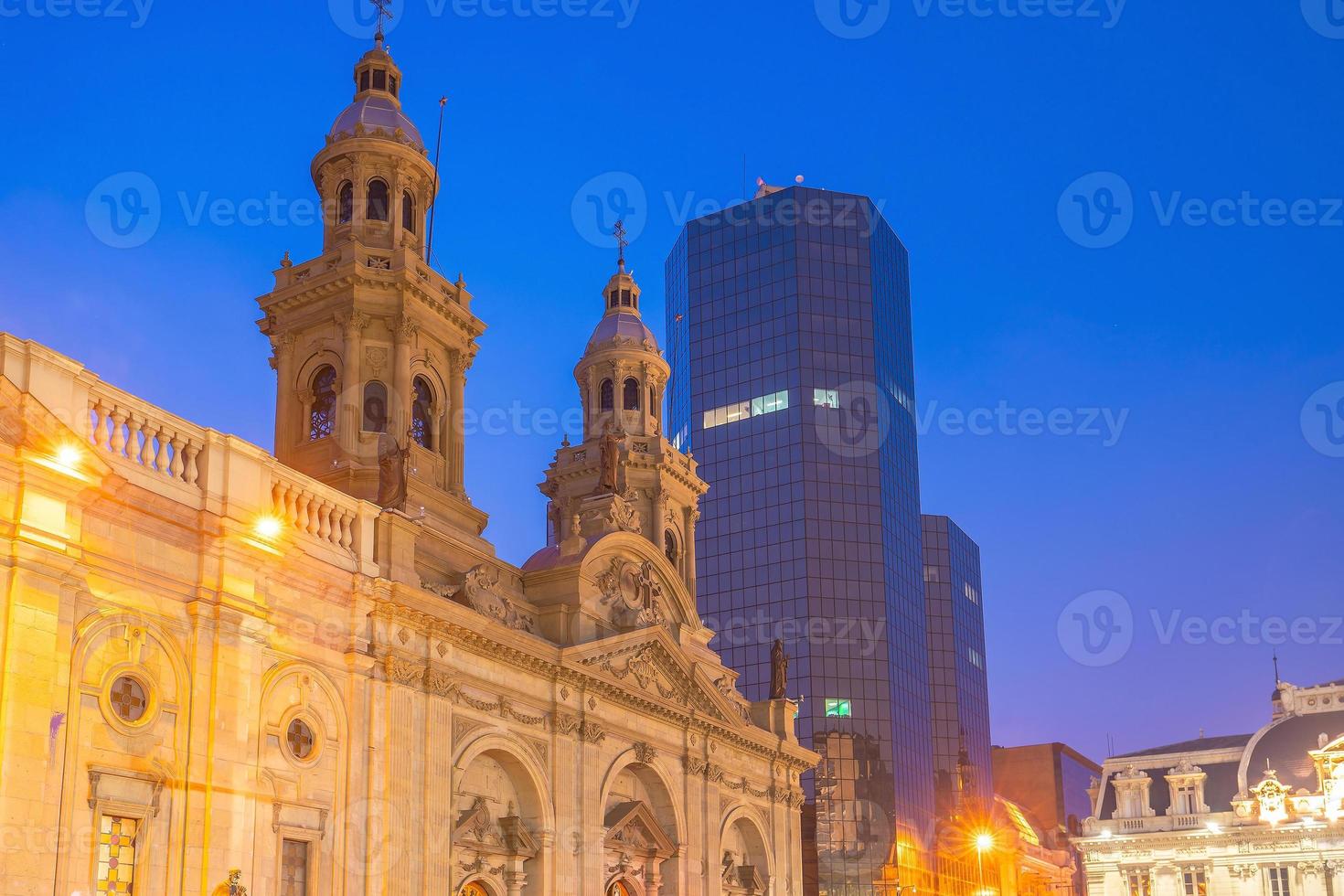 plaza de las armas en santiago de chile foto