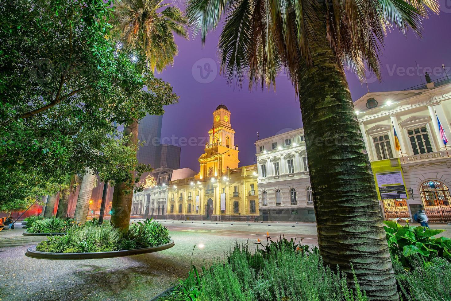 Plaza de las Armas square in Santiago  Chile photo