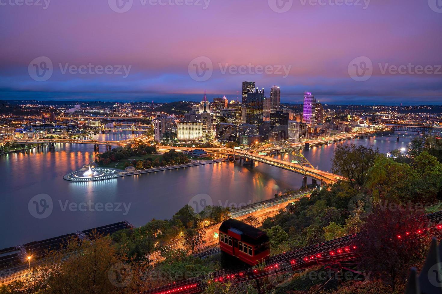 View of downtown Pittsburgh photo