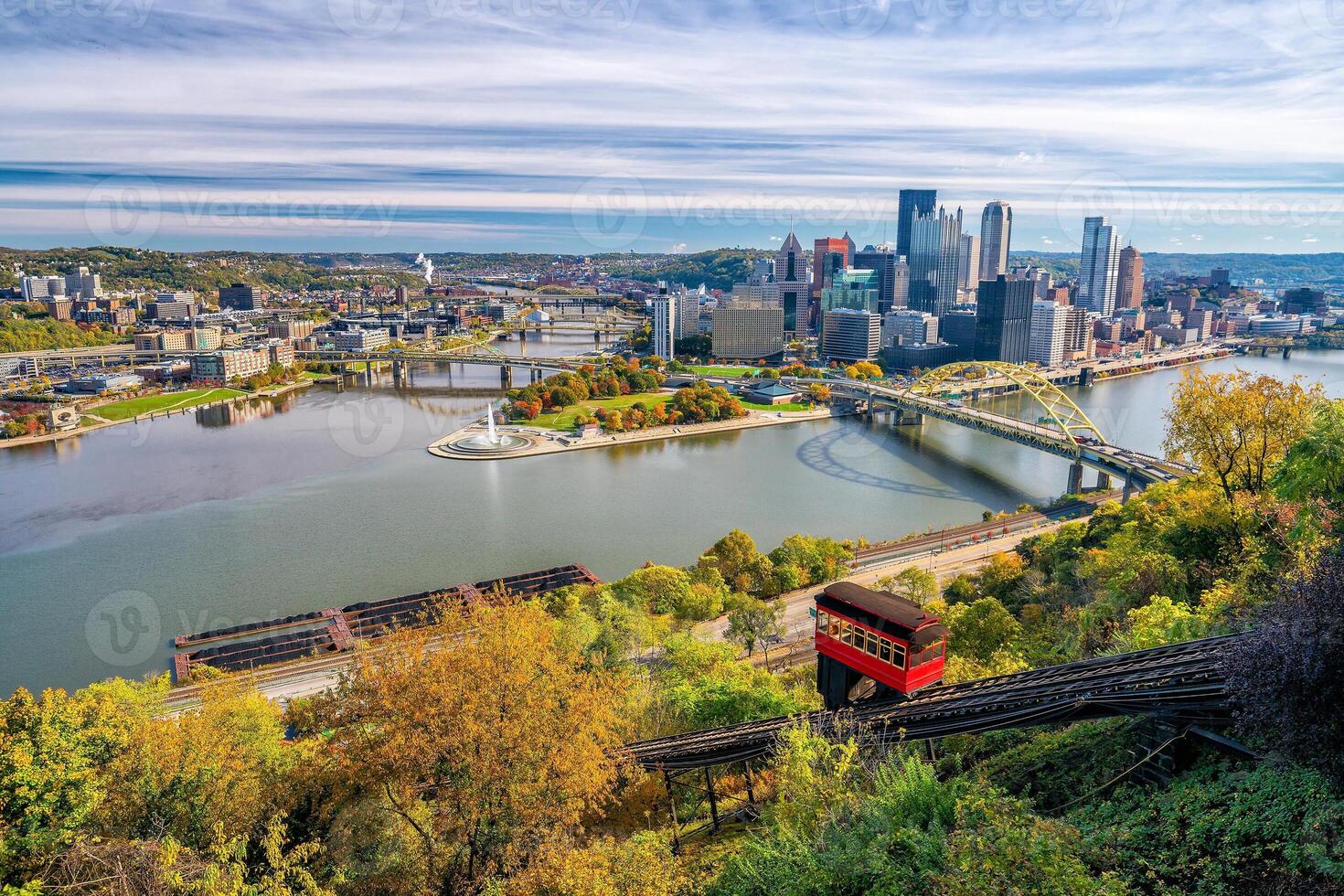 View of downtown Pittsburgh photo