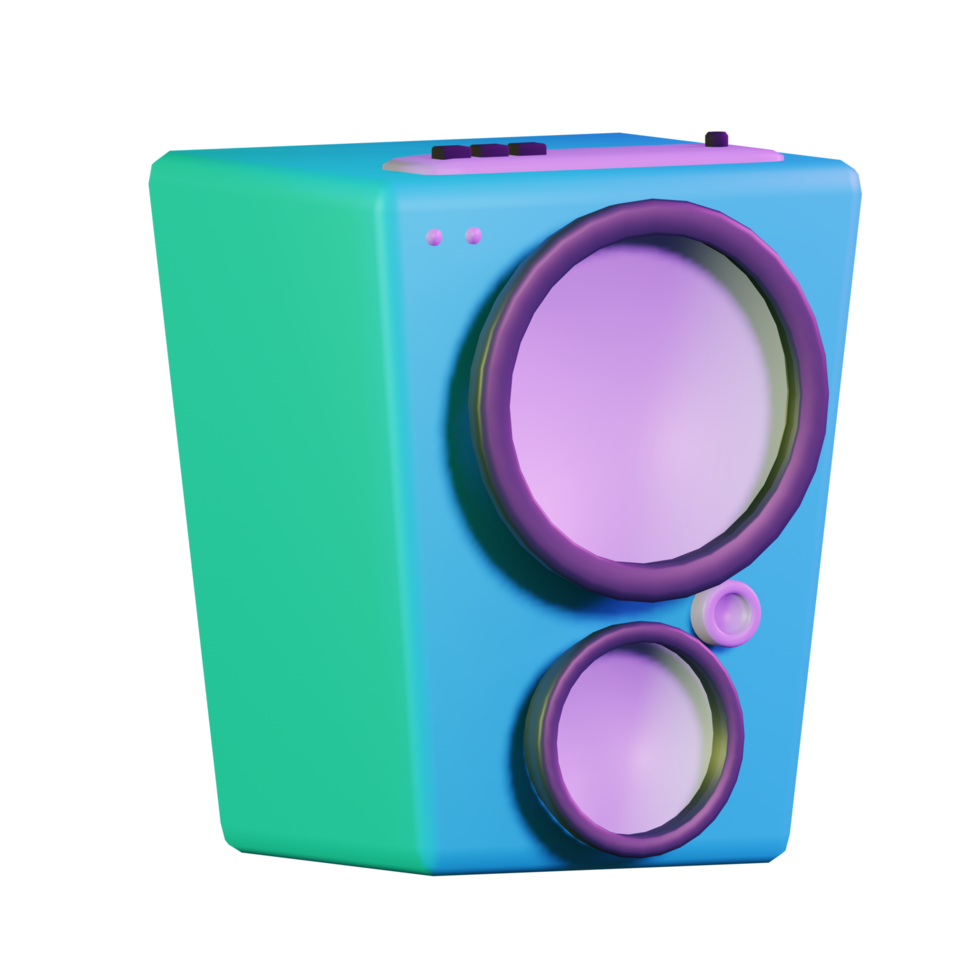 speaker sound design 3d clip art png