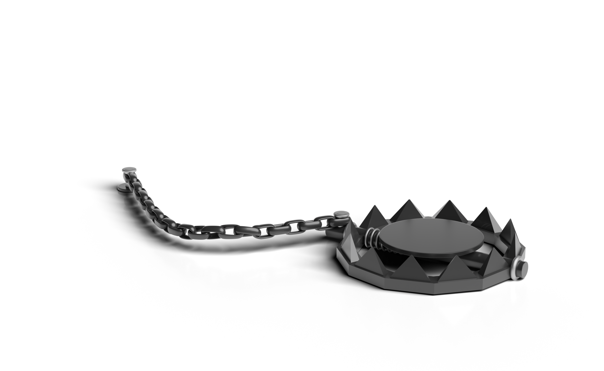 3d Bear Trap isolated on white background 11106477 PNG