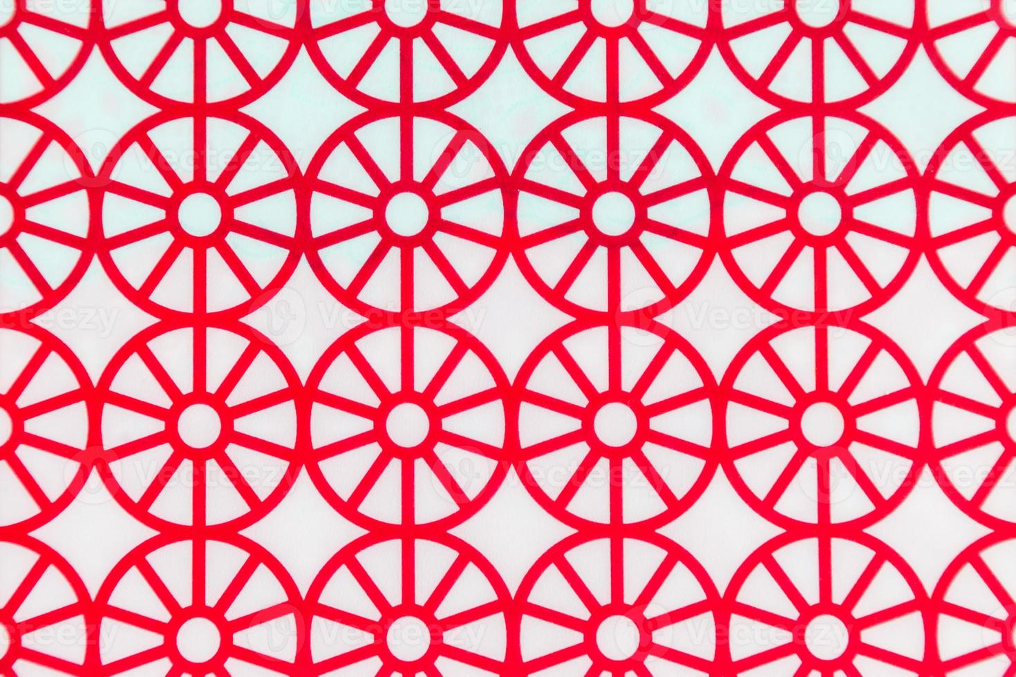 Red circles on white background photo