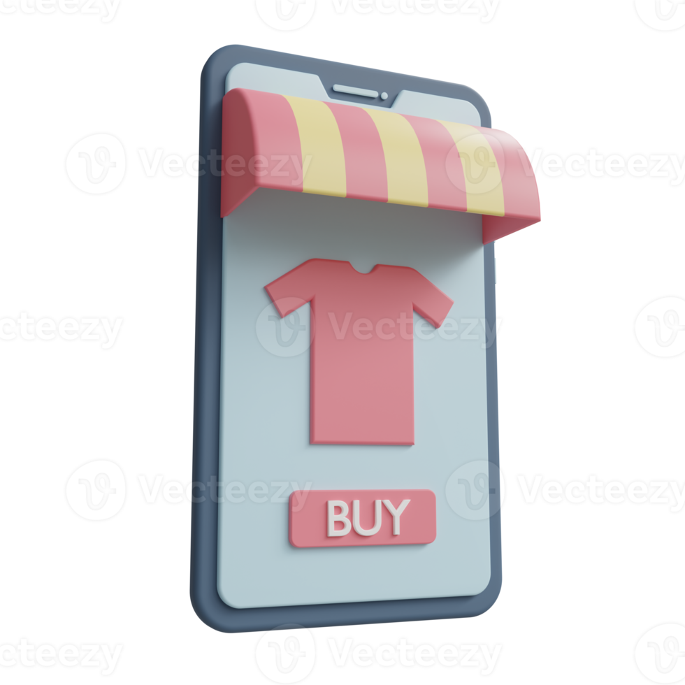 ecommerce 3d icon illustration png