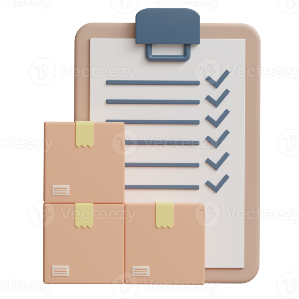 delivery schedule 3d icon illustration png