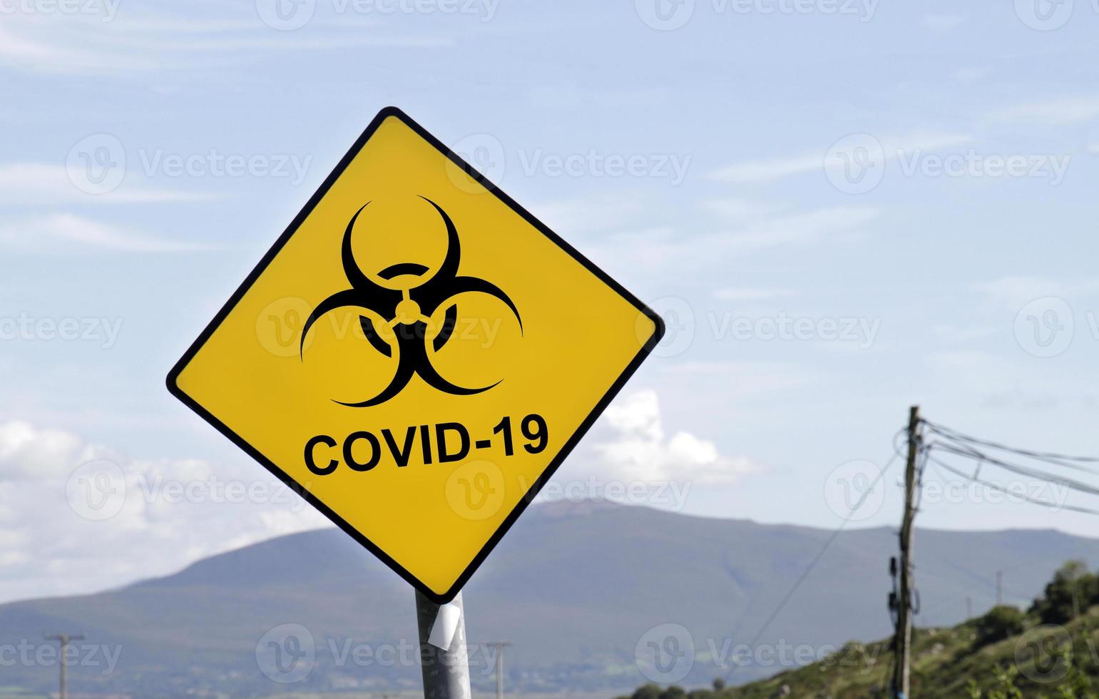 Lockdown - Coronavirus, Covid-19 warning sign photo