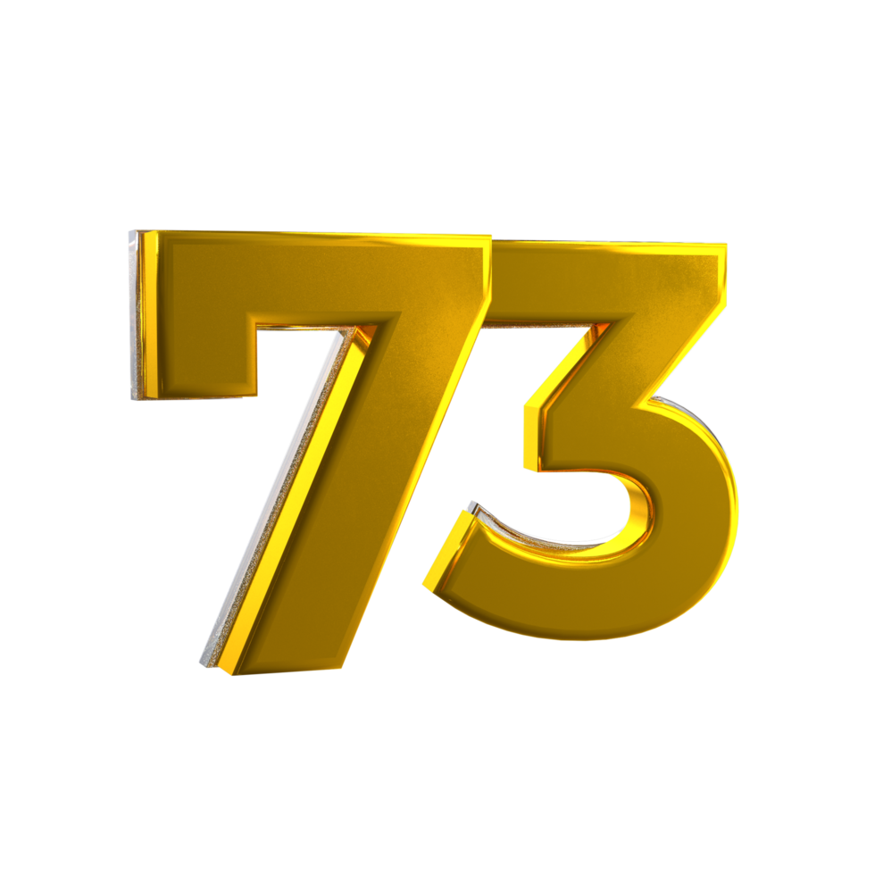 mental jaune 73 numéro 3d png