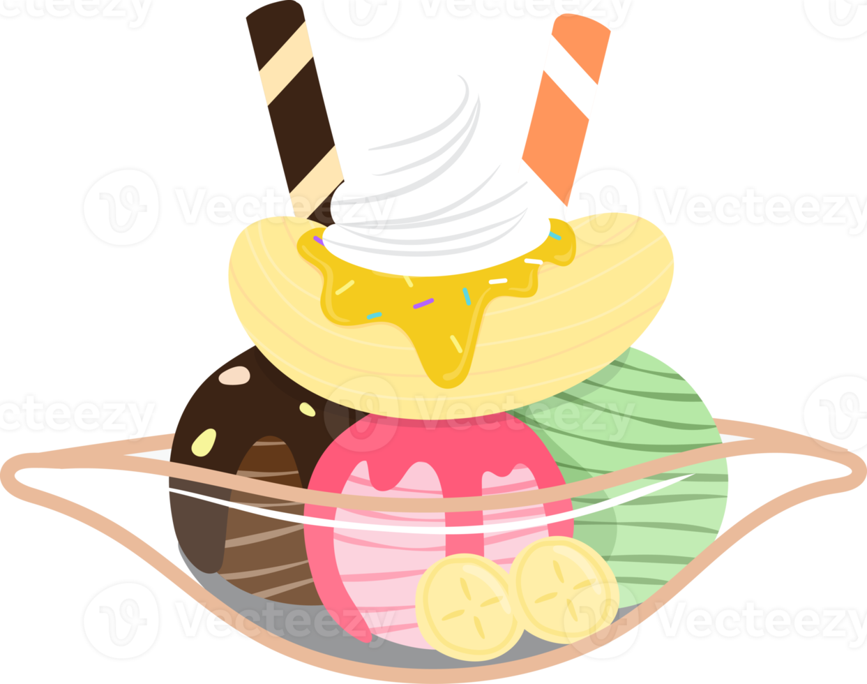 Ice cream and dessert png