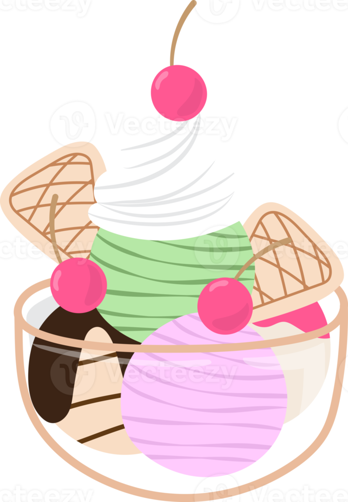 Ice cream and dessert png