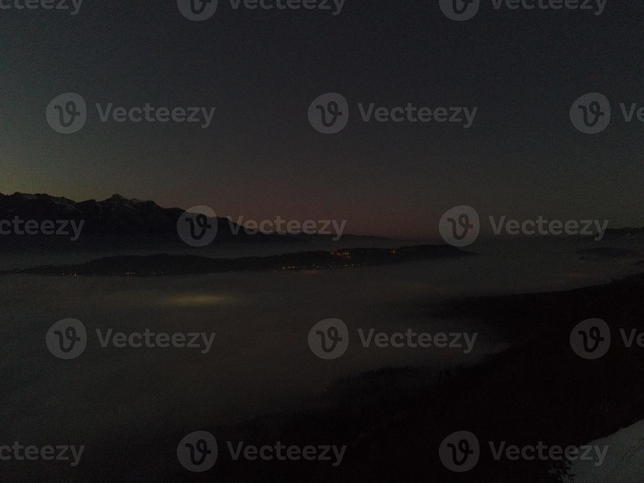 Sunset abouve the Fog photo