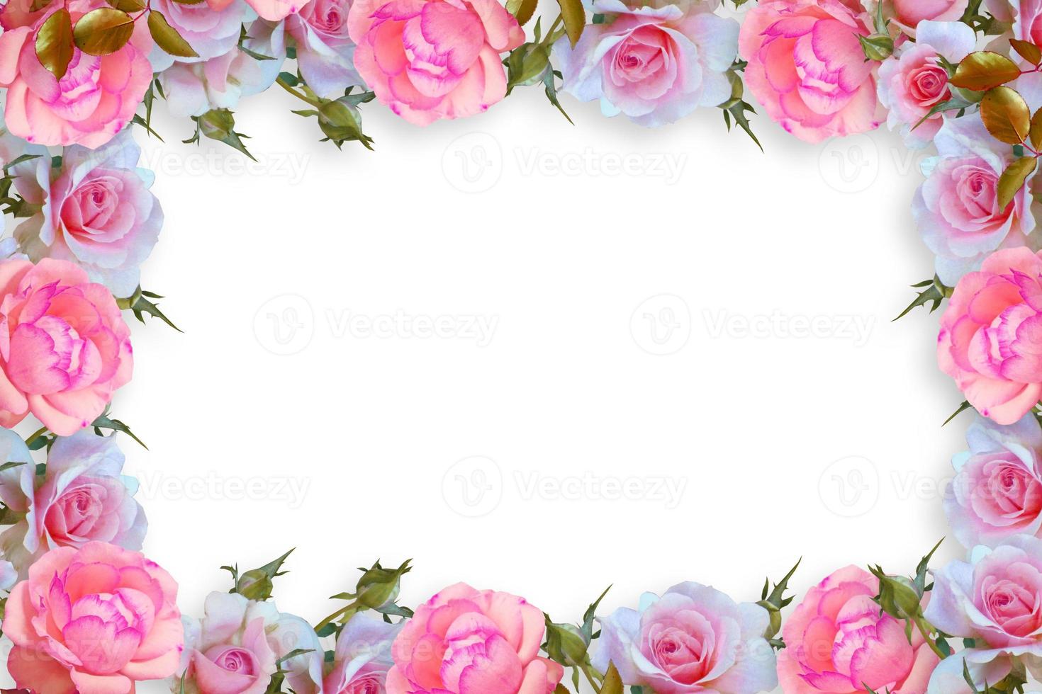 Flower border Frame Background, Flower Background, Floral Frame Background. photo