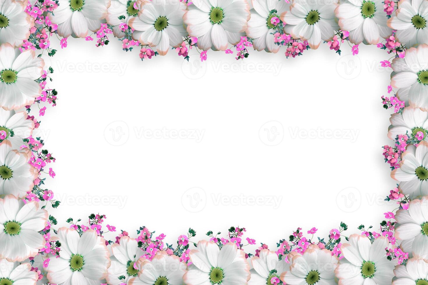 Flower border frame background flower background floral frame