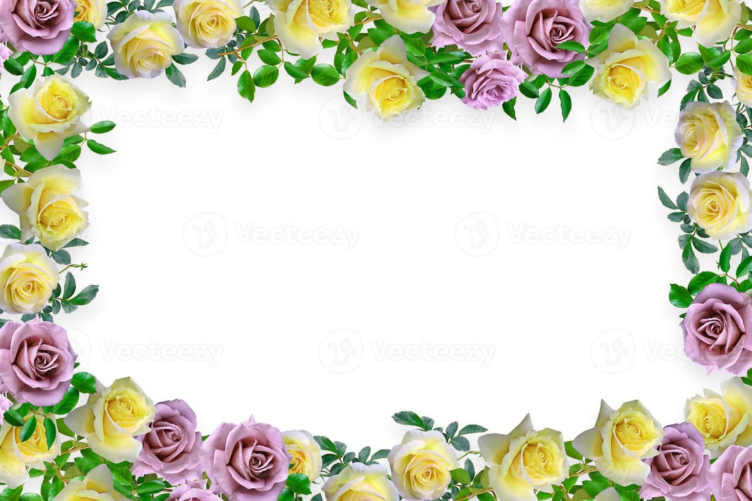 Flower border Frame Background, Flower Background, Floral Frame Background. photo