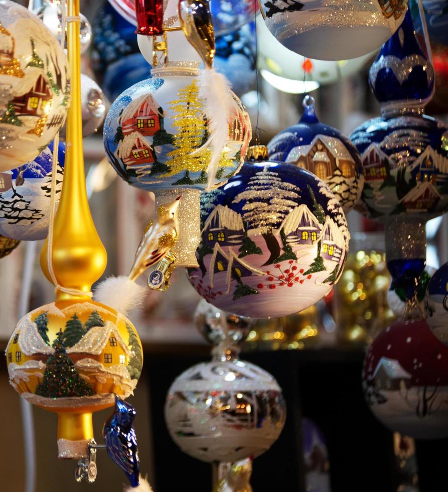 Christmas decoration. Christmas ornaments. Merry Christmas concept. photo