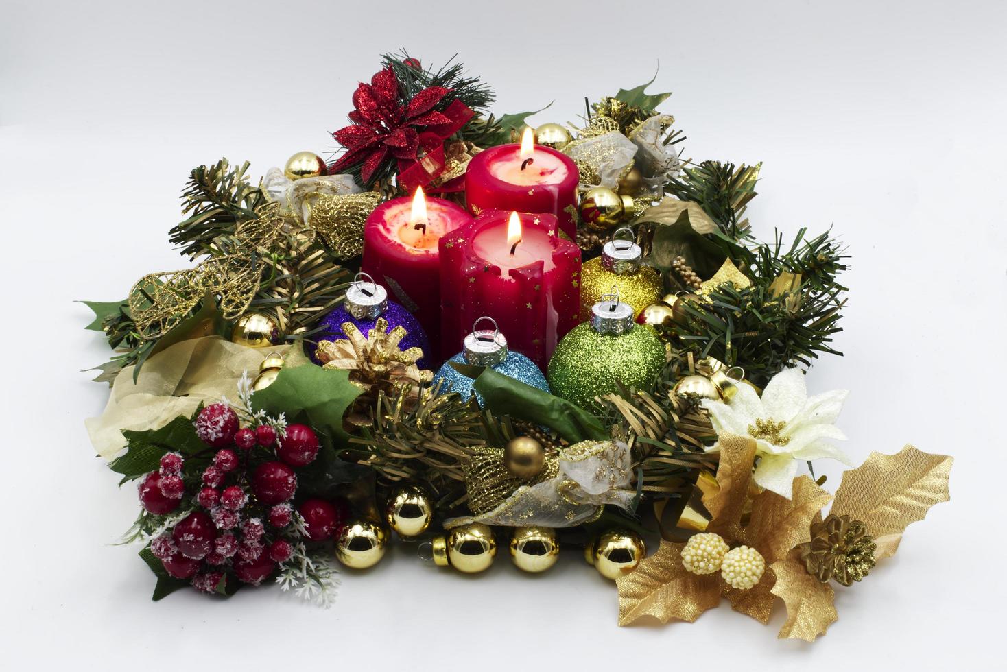 Christmas decoration. Christmas ornaments. Merry Christmas concept. photo